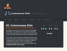 Tablet Screenshot of comicmesse-koeln.de